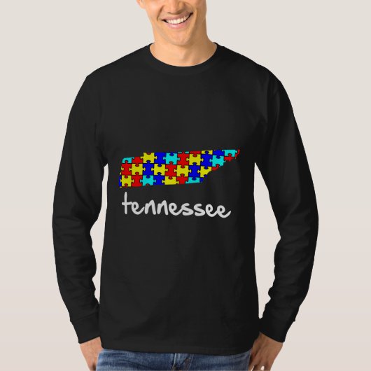 Tennessee Autism Awareness T-shirt (Voorkant)