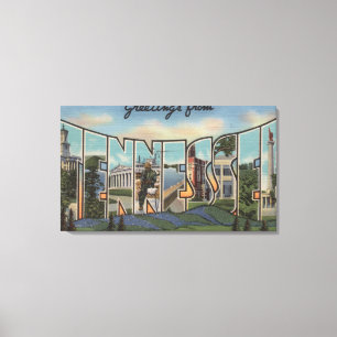 Tennessee (Blue Grass Hills) Canvas Afdruk