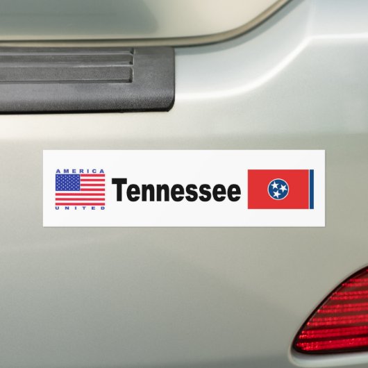 Tennessee Bumpersticker (Op auto)