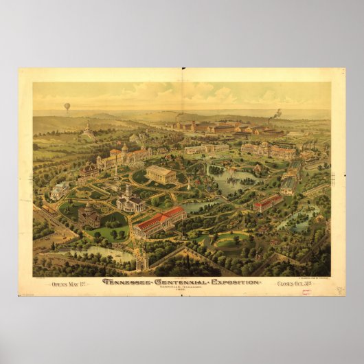 Tennessee Centennial Exposition, Nashville (1897) Poster (Voorkant)