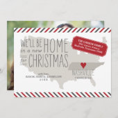 Tennessee Christmas Moving Faire-part Holiday (Devant / Derrière)