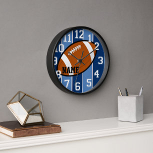 Tennessee Colors Football Wall Clock
