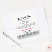 Tennessee Cottage Food Label (Envelop)