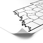Tennessee County's Blank overzicht (Hoek)