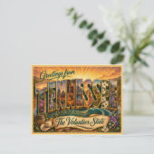 Tennessee d'antan Message de carte postale (Debout devant)