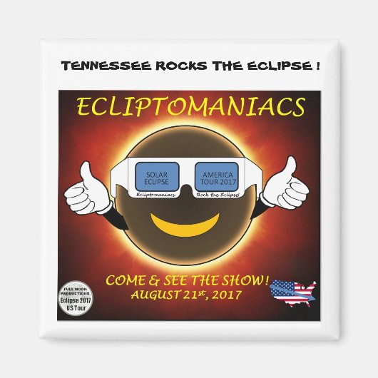 TENNESSEE ECLIPSE MAGNET (Devant)
