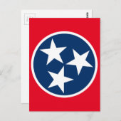 Tennessee Flag Briefkaart (Voorkant / Achterkant)