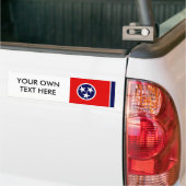 TENNESSEE Flag Bumpersticker (Op Truck)