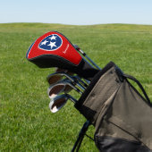 Tennessee Flag Golf Driver Hoesje / Golfing USA Golfheadcover (Insitu)