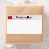 Tennessee Flag Header Verzendlabel (Insitu)