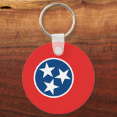 Tennessee Flag Sleutelhanger (Voorkant)