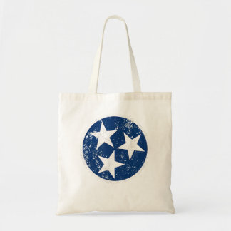 Tennessee Flag Star Logo Volunter State Nashville Tote Bag