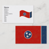 TENNESSEE FLAG VISITEKAARTJE (Voorkant / Achterkant)