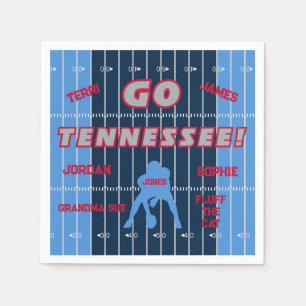 Tennessee Football Familie Papier servet