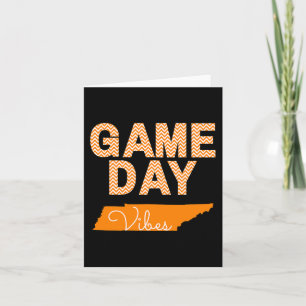 Tennessee Football Game Day Vibes Herfst Tailgate Kaart