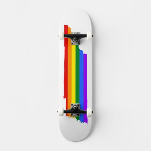 Tennessee Gay Pride Skateboard (Voorkant)