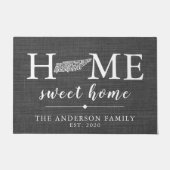 TENNESSEE gepersonaliseerde staat Deurmat (Voorkant)