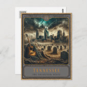 Tennessee | Gotische kunst Briefkaart (Voorkant / Achterkant)