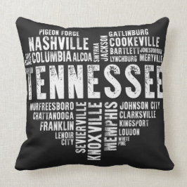 Tennessee Heart Love Knoxville Nashville Memphis Kussen