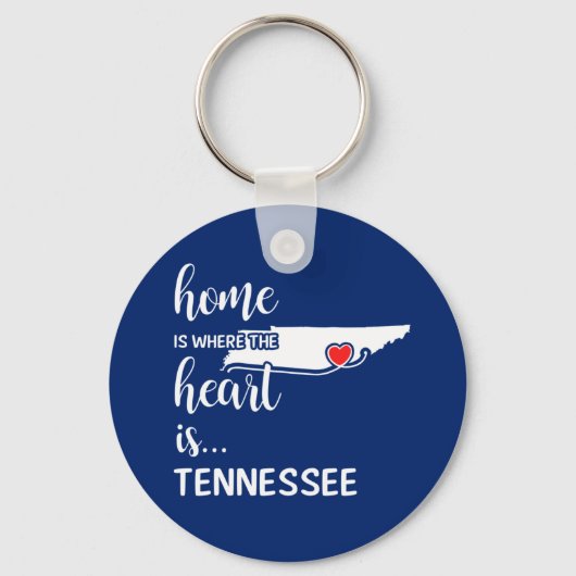 Tennessee home is waar het hart ligt sleutelhanger (Voorkant)