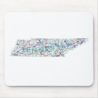 Tennessee Interstate Kaart Mousepad Muismat