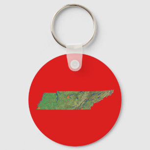 Tennessee kaart Sleutelhanger