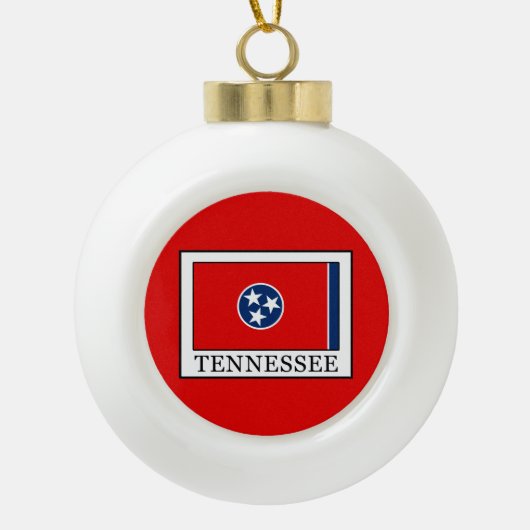 Tennessee Keramische Bal Ornament (Voorkant)