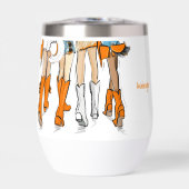 Tennessee Ladies Cowboy Boots Orange Nom de la mod (Avant)