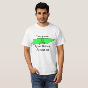 Tennessee Lyme-ziekte bewustzijnsshirt T-shirt