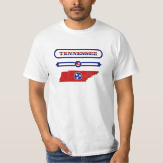 TENNESSEE MAP, TENNESSEE, USA. SAMER BRASIL T-SHIRT