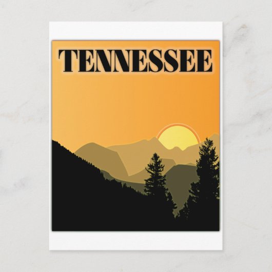 Tennessee Mountains Briefkaart (Voorkant)