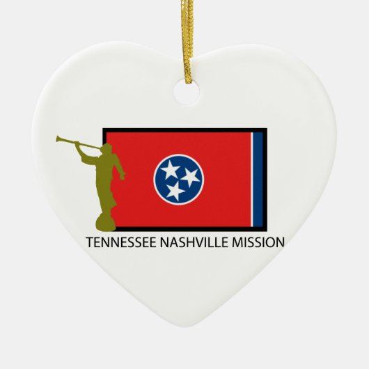 TENNESSEE NASHVILLE MISSIE LDS CTR KERAMISCH ORNAMENT (Voorkant)