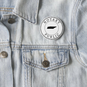 Tennessee Notary Public Ronde Button 5,7 Cm