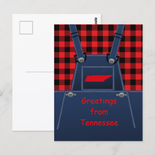 Tennessee Overalls Buffalo Play Briefkaart