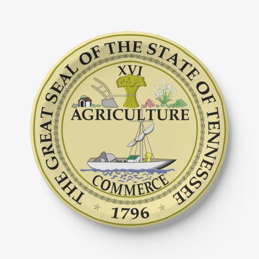 Tennessee Papieren Bordje (Voorkant)