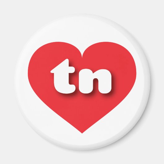 Tennessee red hart - Ik hou van tint Magneet (Voorkant)