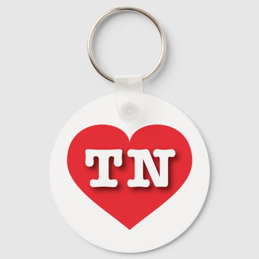 Tennessee Red Heart - Ik hou van TN Sleutelhanger (Voorkant)