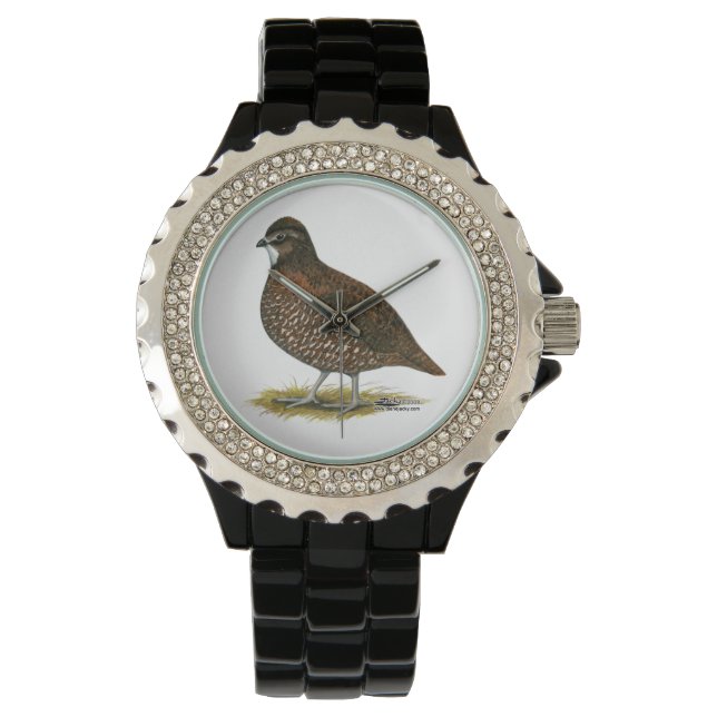 Tennessee Red Quail Horloge (Voorkant)
