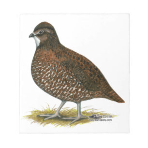 Tennessee Red Quail Notitieblok