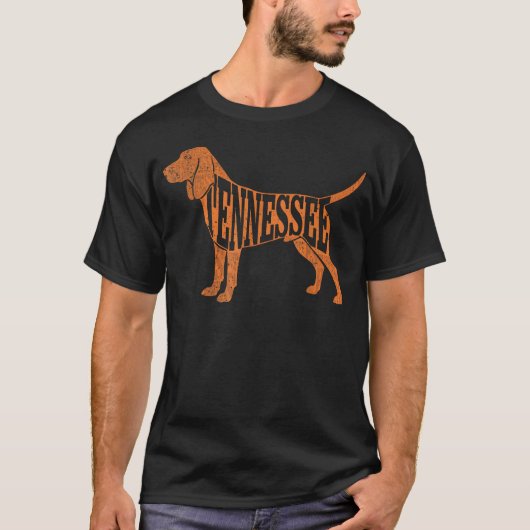 Tennessee Retro T-shirt (Voorkant)