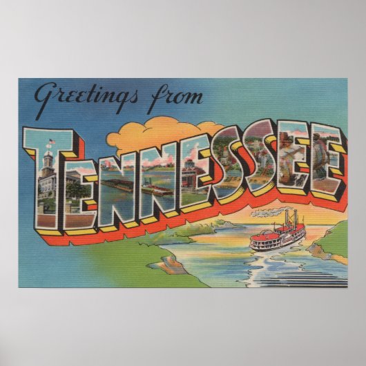 Tennessee (Ribreedat Scene) Poster (Voorkant)