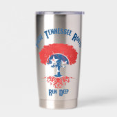 Tennessee Roots Flag Tree Geïsoleerde Drinkbeker (Links)