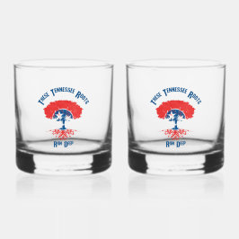 Tennessee Roots Flag Tree Whisky Glas