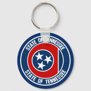 Tennessee Round Emblem Sleutelhanger