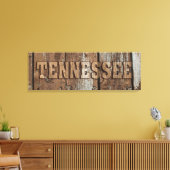 Tennessee rustieke houten muur canvas teken (Insitu (Woonkamer))