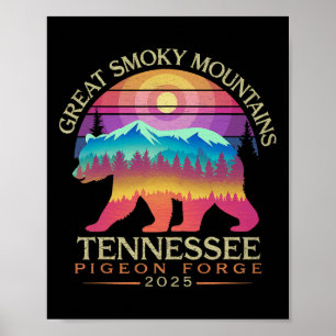 Tennessee Smoky Mountains Gezinsvakantie 2025 Vark Poster