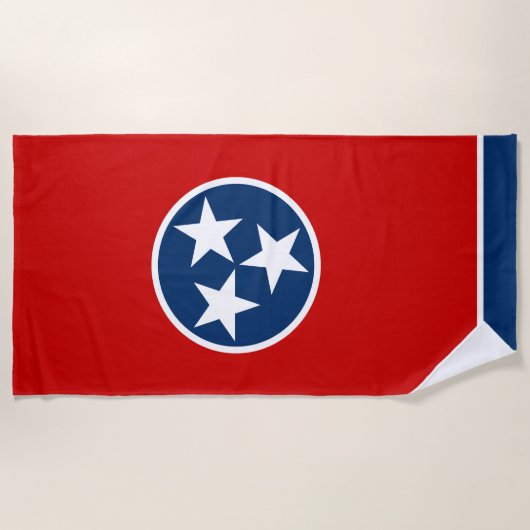Tennessee Staatsvlag Strandlaken (Voorkant)