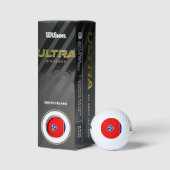 Tennessee Staatsvlagontwerp Golfballen (Verpakking)