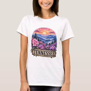 Tennessee State Bloem PNG-ontwerp T-shirt