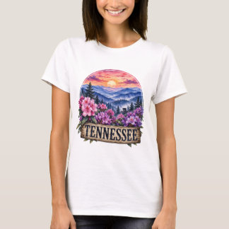 Tennessee State Bloem PNG-ontwerp T-shirt